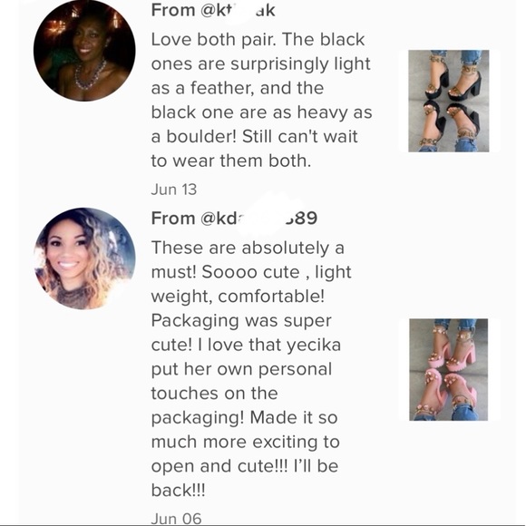 Black Clear Large Gem Detailing Platform Heels - Picture 5 of 8